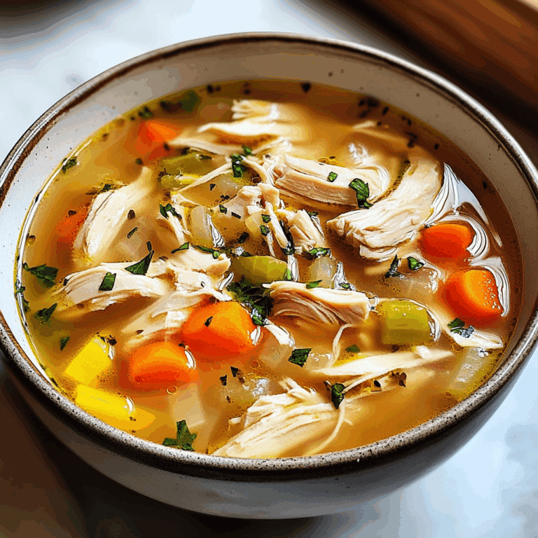 Homemade Chicken Soup
