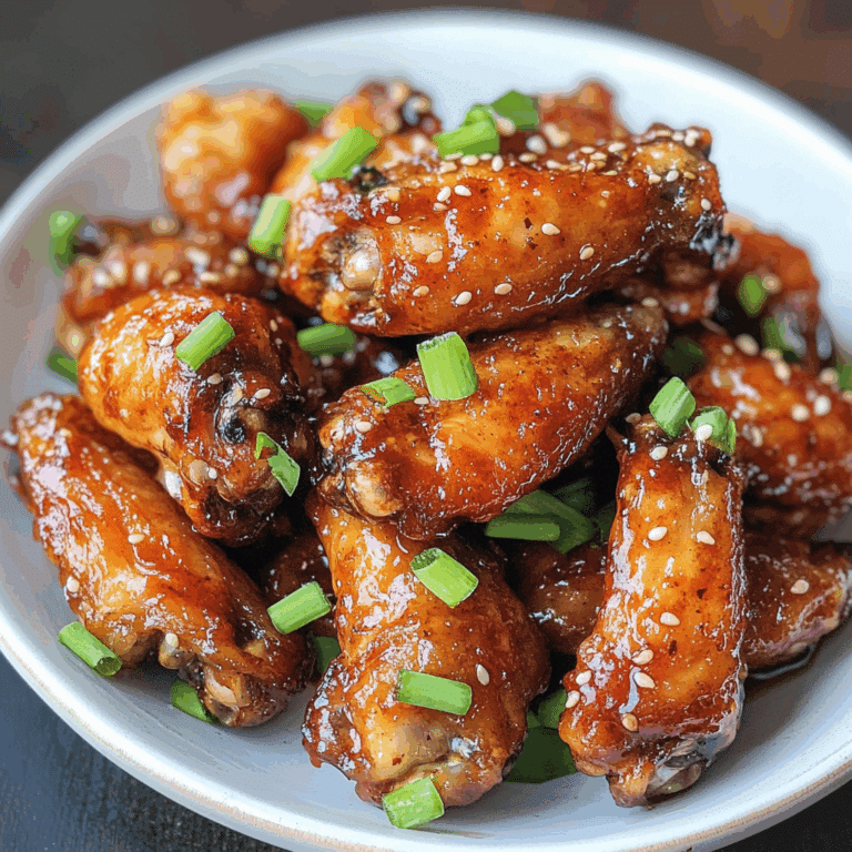 Honey Garlic Chicken Wings