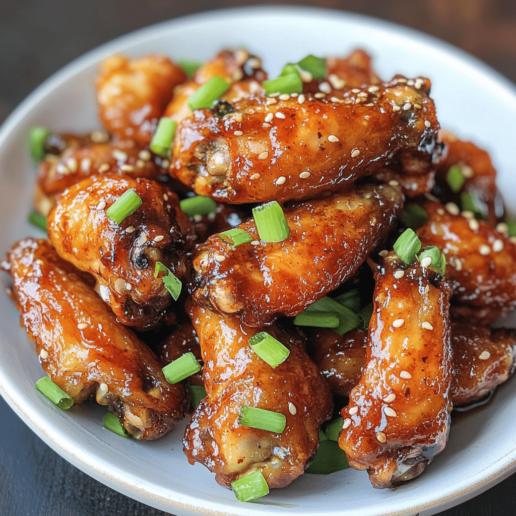 Honey Garlic Chicken Wings