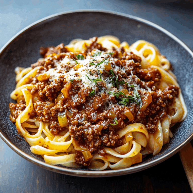 Korean Bulgogi Bolognese
