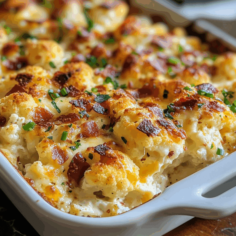 Loaded Cauliflower Casserole