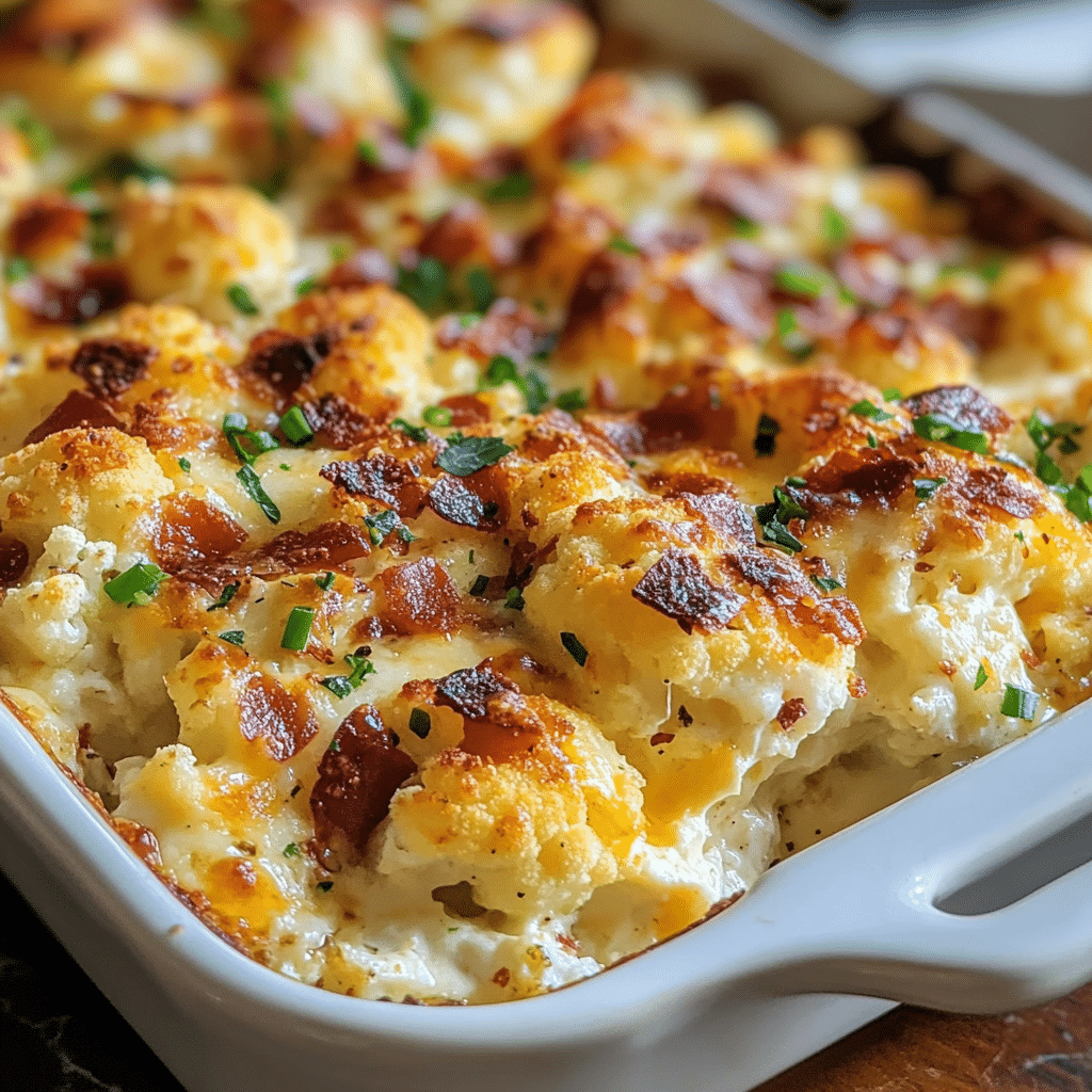Loaded Cauliflower Casserole