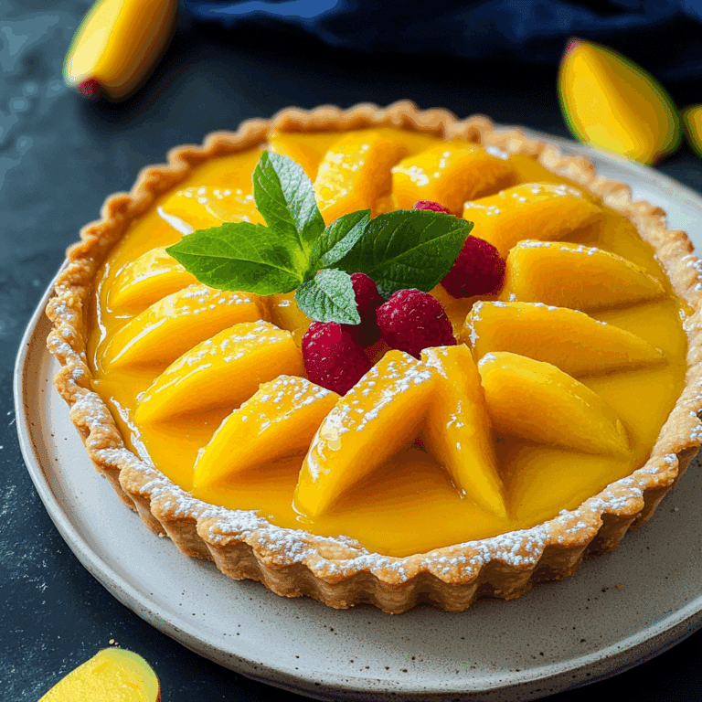 Mango Curd Tart