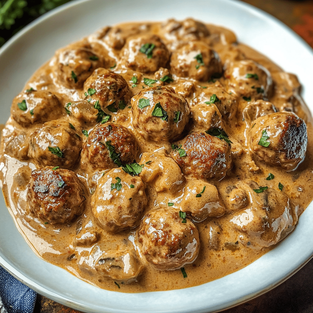 Meatball Stroganoff
