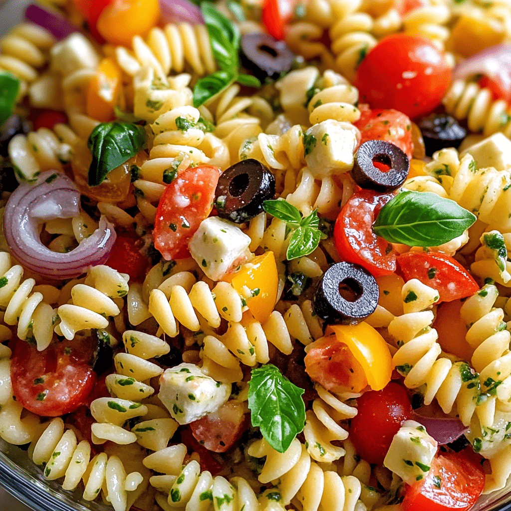 Pasta Salad with Italian Dressing