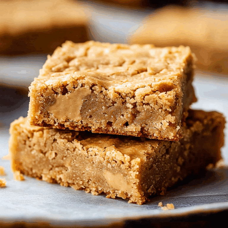 Peanut Butter Cookie Bars