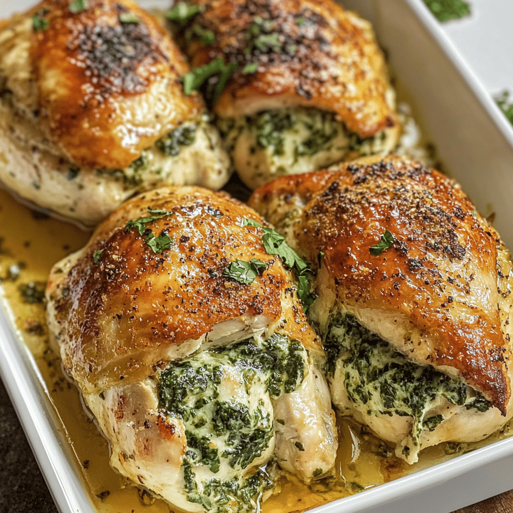 Spinach Stuffed Chicken
