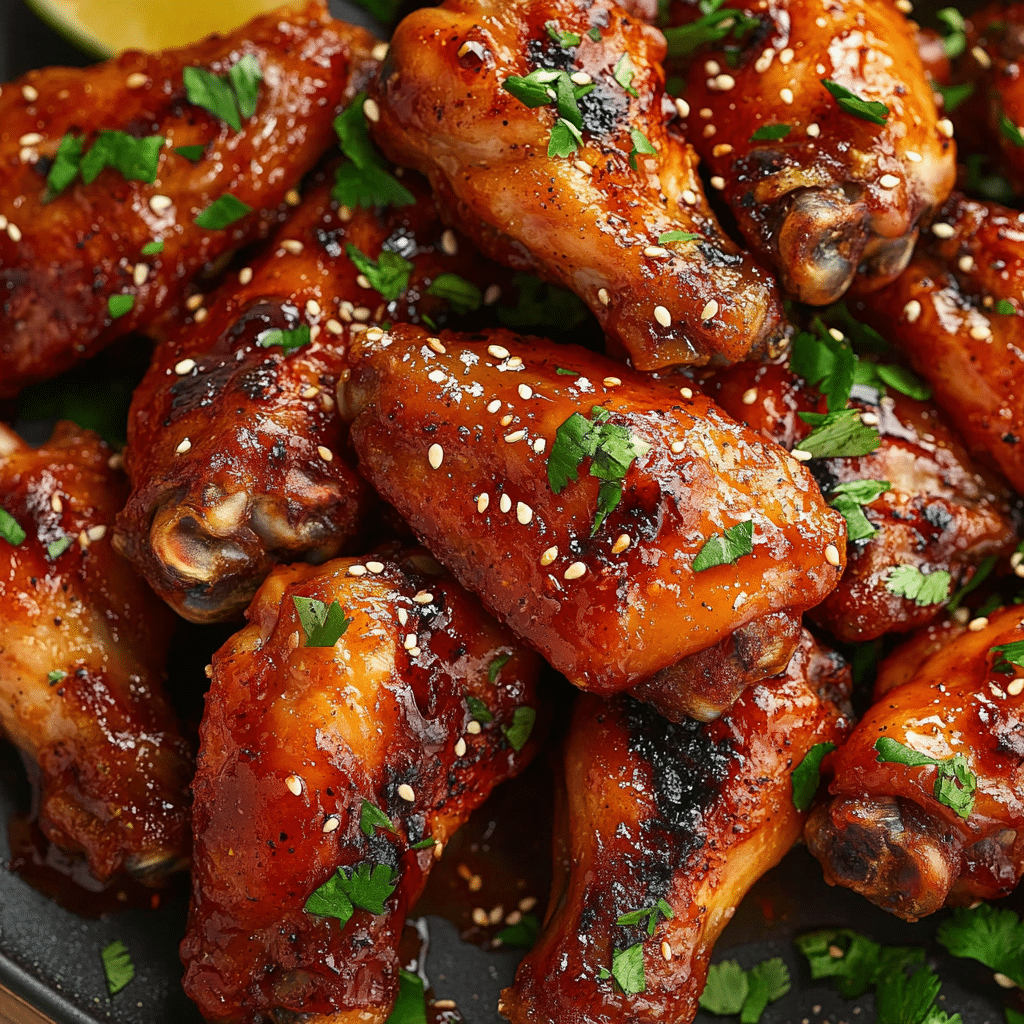 Sweet and Spicy Chicken Wings