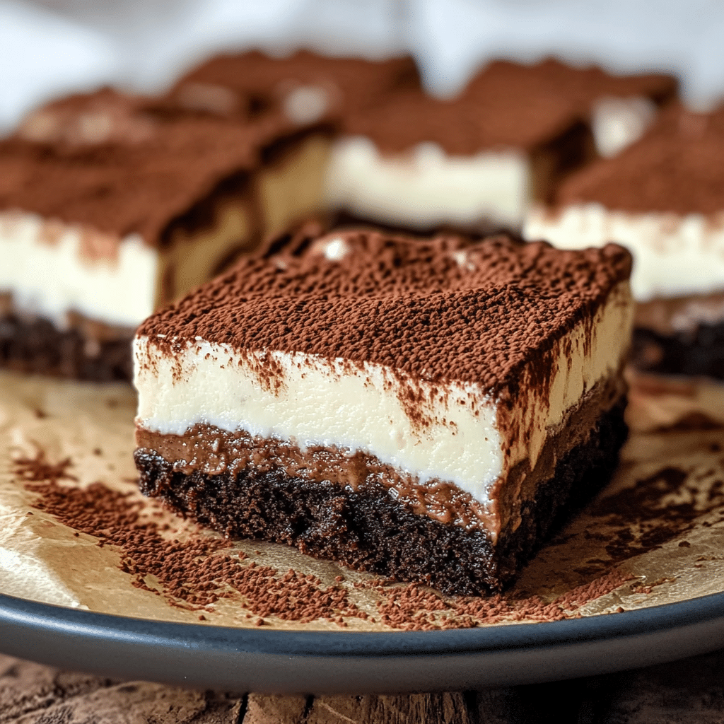 Tiramisu Brownies