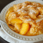 3 Ingredient Peach Cobbler