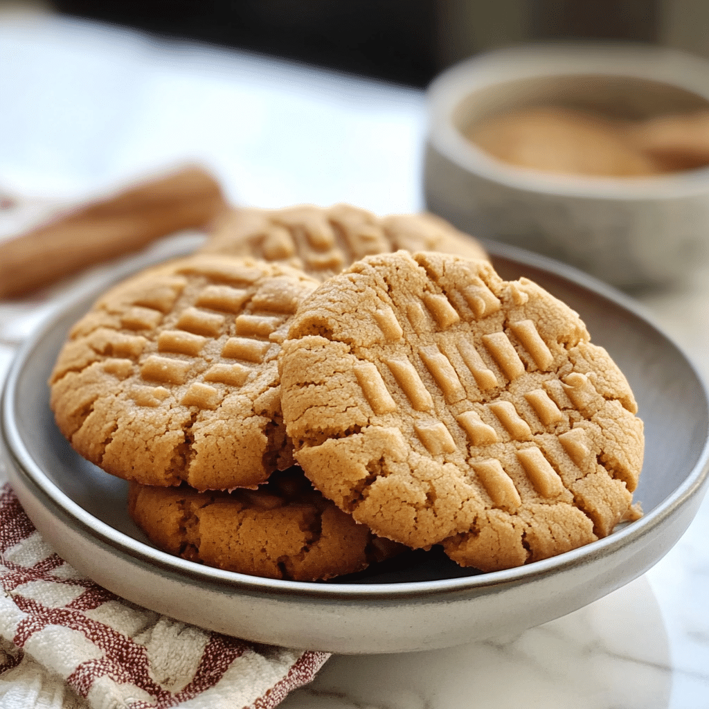 3-Ingredient Peanut Butter Cookies