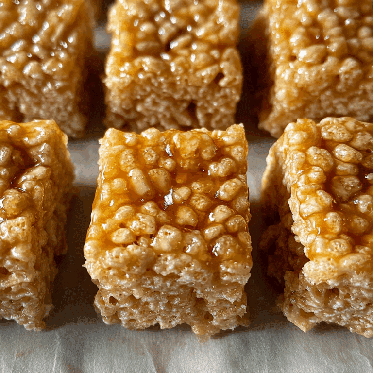 Caramelized Brown Butter Rice Krispies Treats