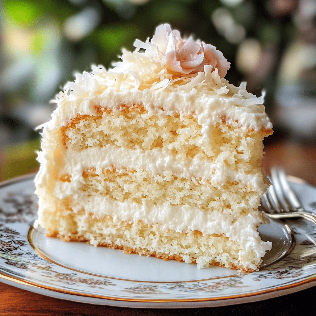 Creamy Coconut Cake