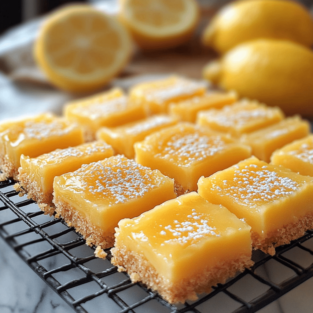 Delicious Creamy Lemon Squares