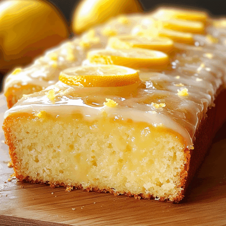 Easy Moist Lemon Loaf