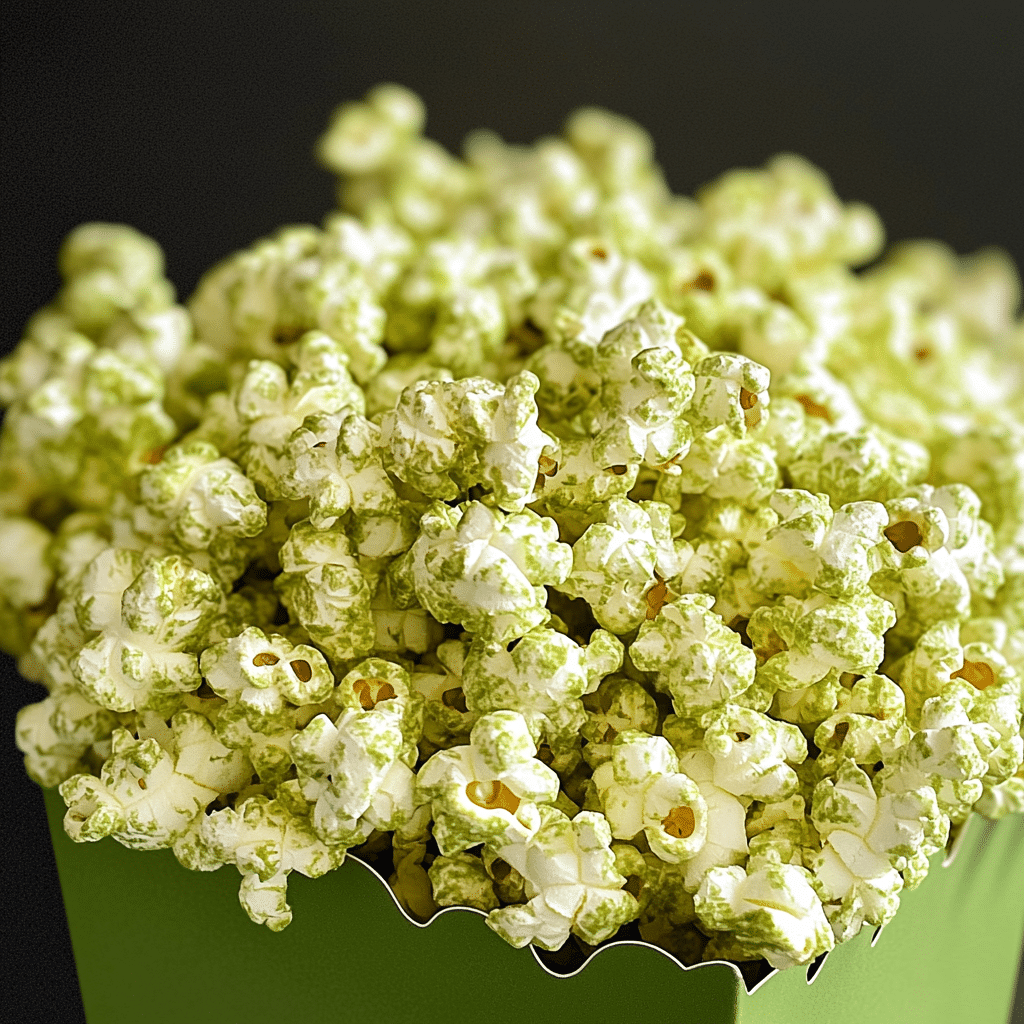 Green Matcha Popcorn