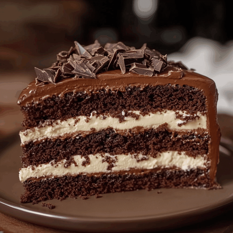 Hershey's Chocolate Cake with Cream Cheese Layers
