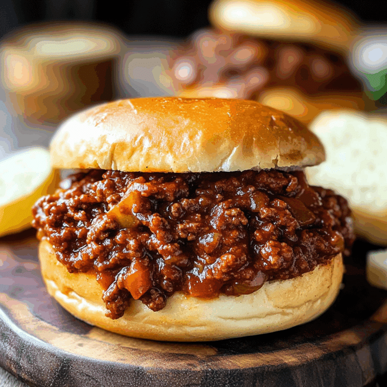 Homemade Sloppy Joes