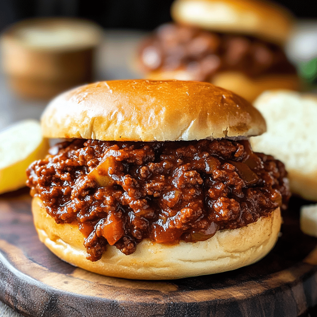 Homemade Sloppy Joes