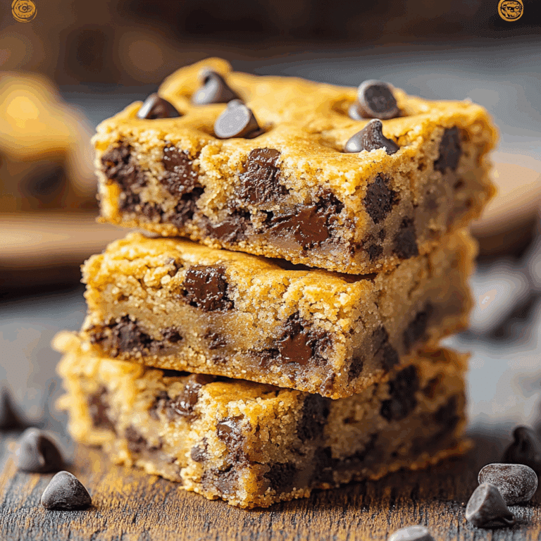 Lazy Chocolate Chip Cookie Bars