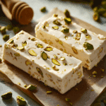 Nougat With Honey and Pistachios