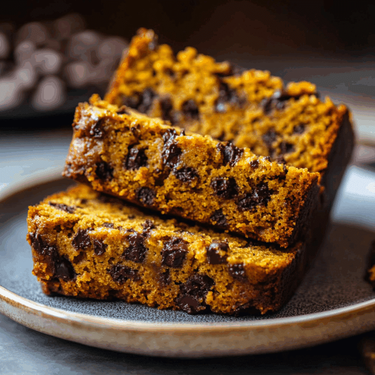 Pumpkin Chocolate Chip Bread