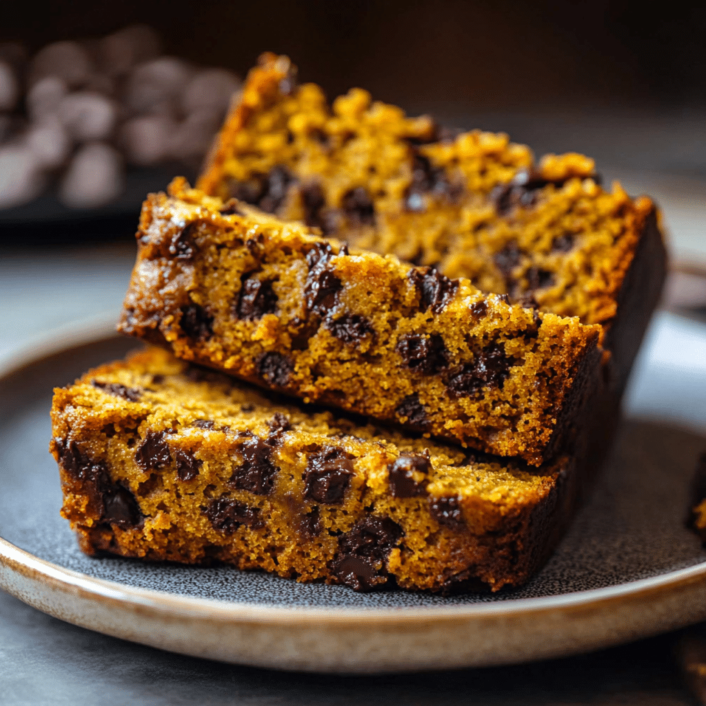Pumpkin Chocolate Chip Bread
