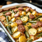 Sausage Green Bean Potato Casserole