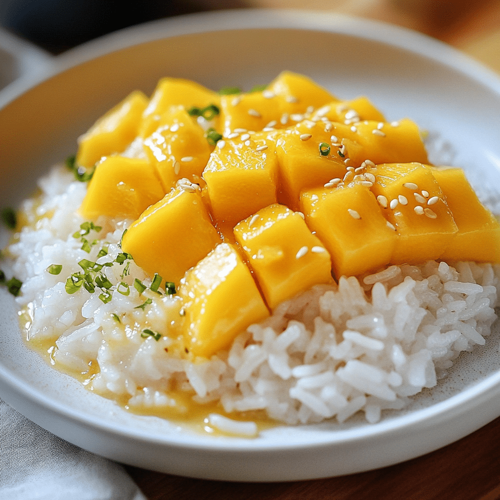 Sticky Rice With Mango