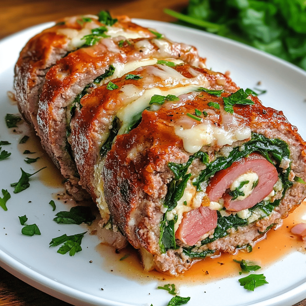 Stuffed Meatloaf Roll