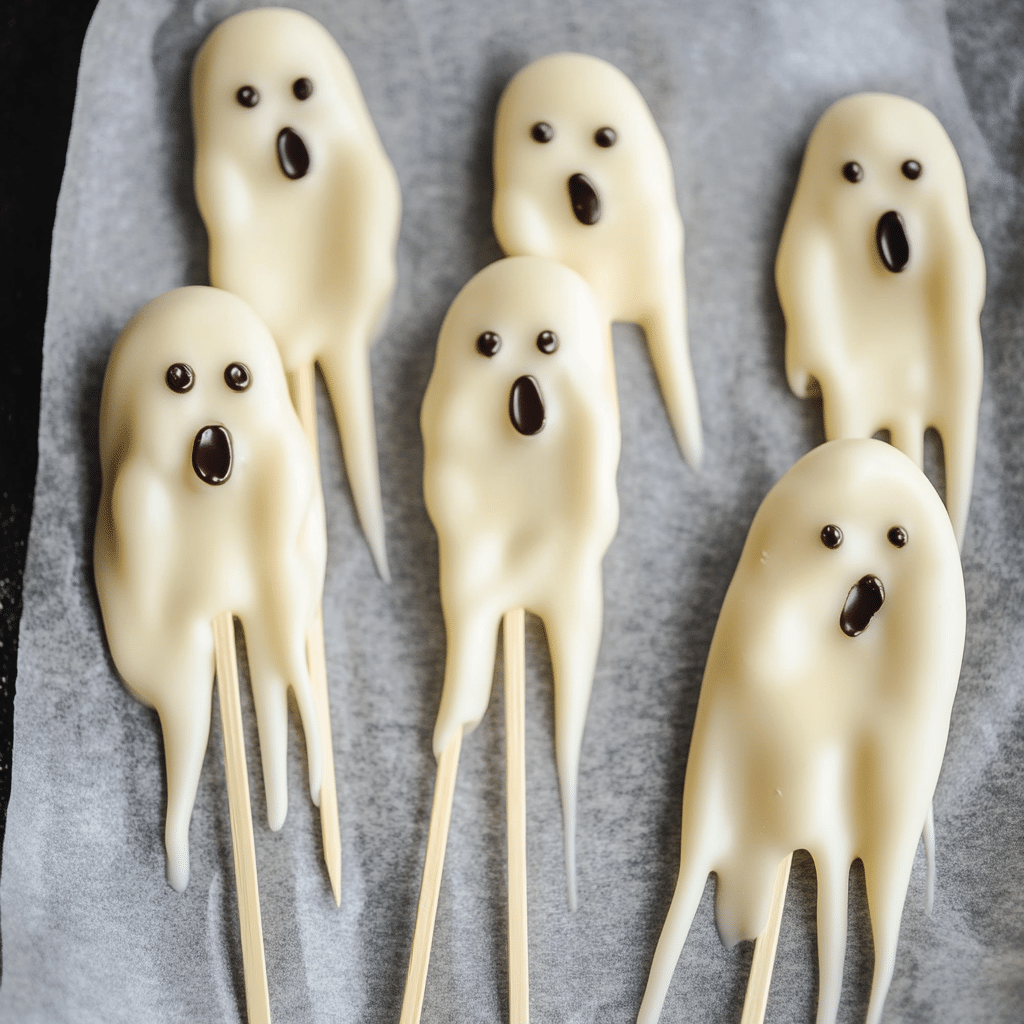 White Chocolate Ghosts
