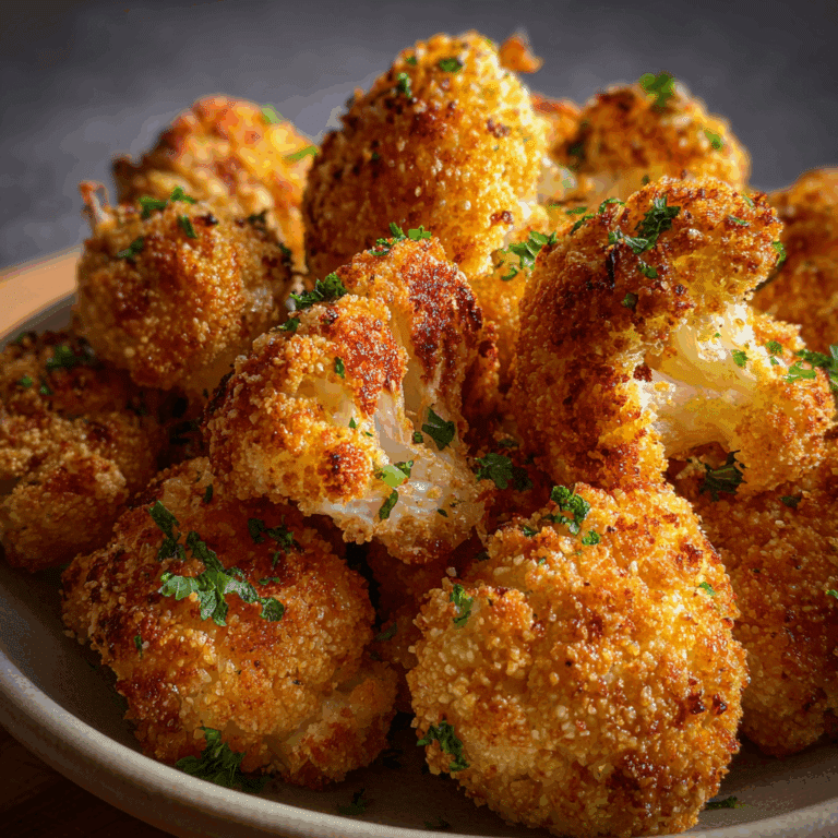 Baked Crunchy Cauliflower