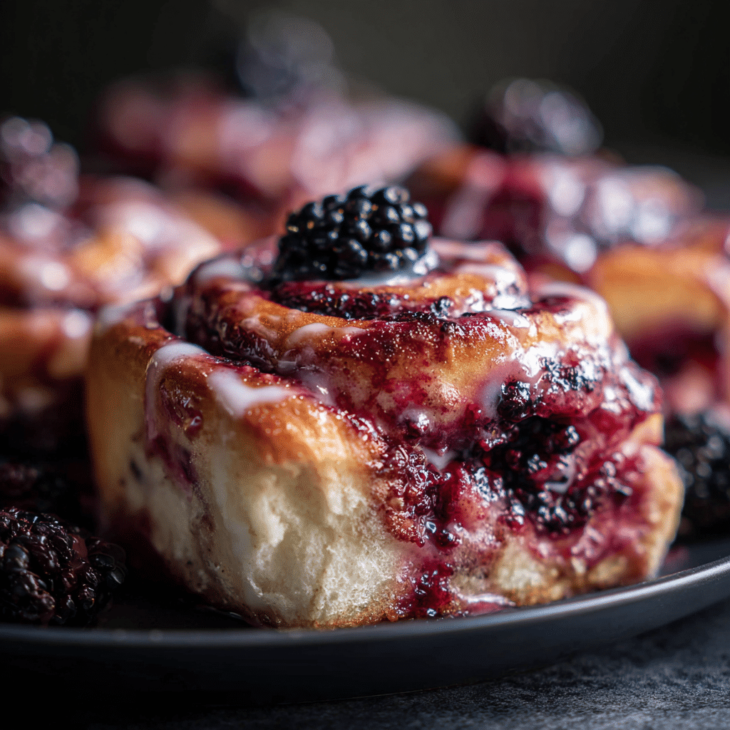 Blackberry Cinnamon Rolls