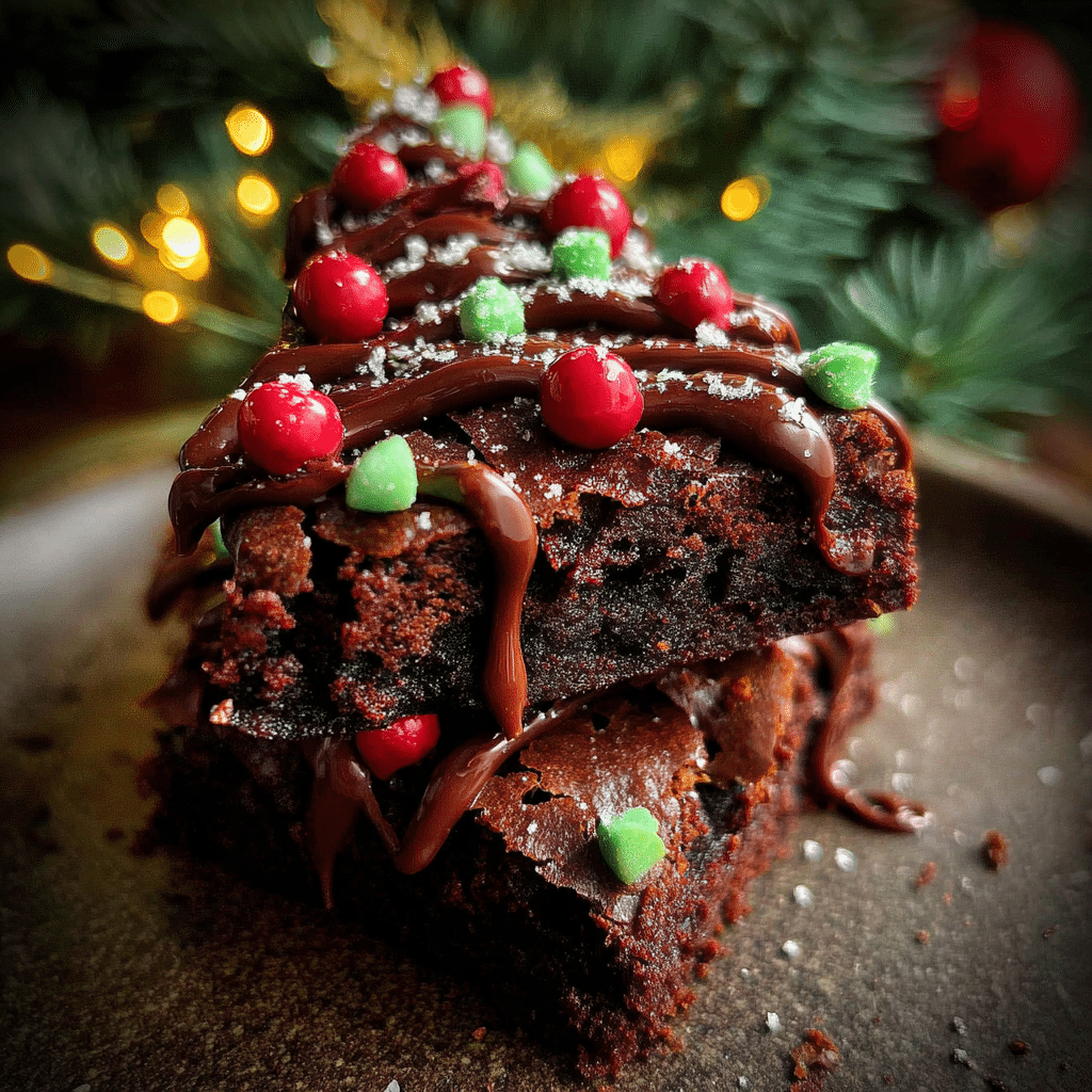 Brownie Christmas Tree