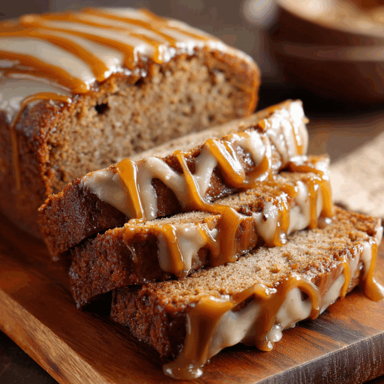 Caramel Macchiato Banana Bread