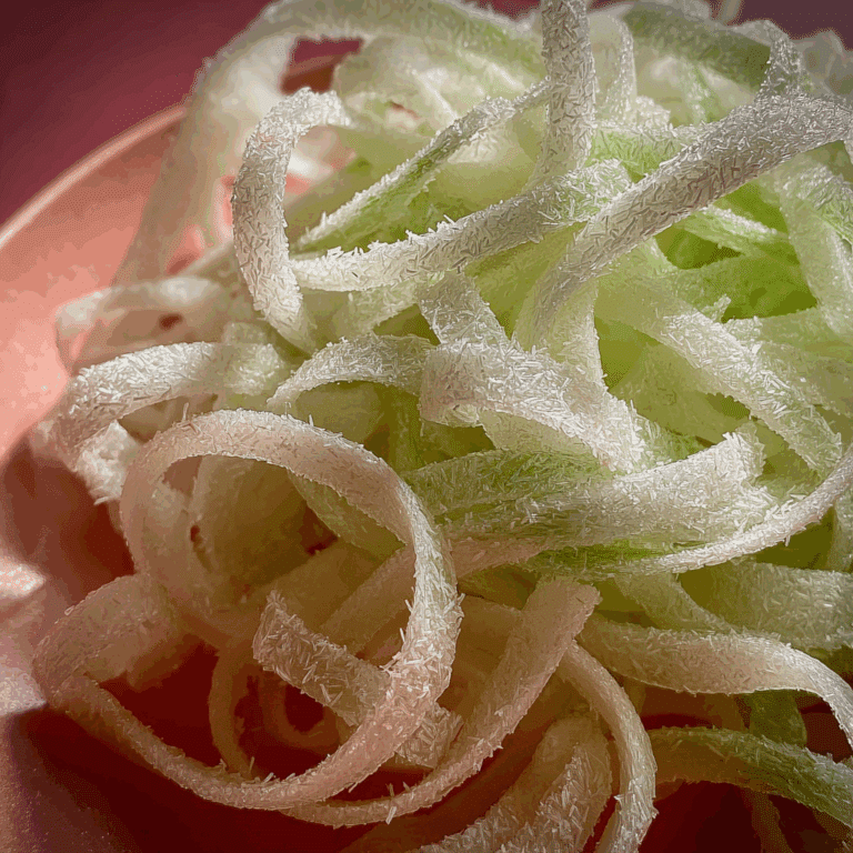 Chinese New Year Candied Coconut Ribbons