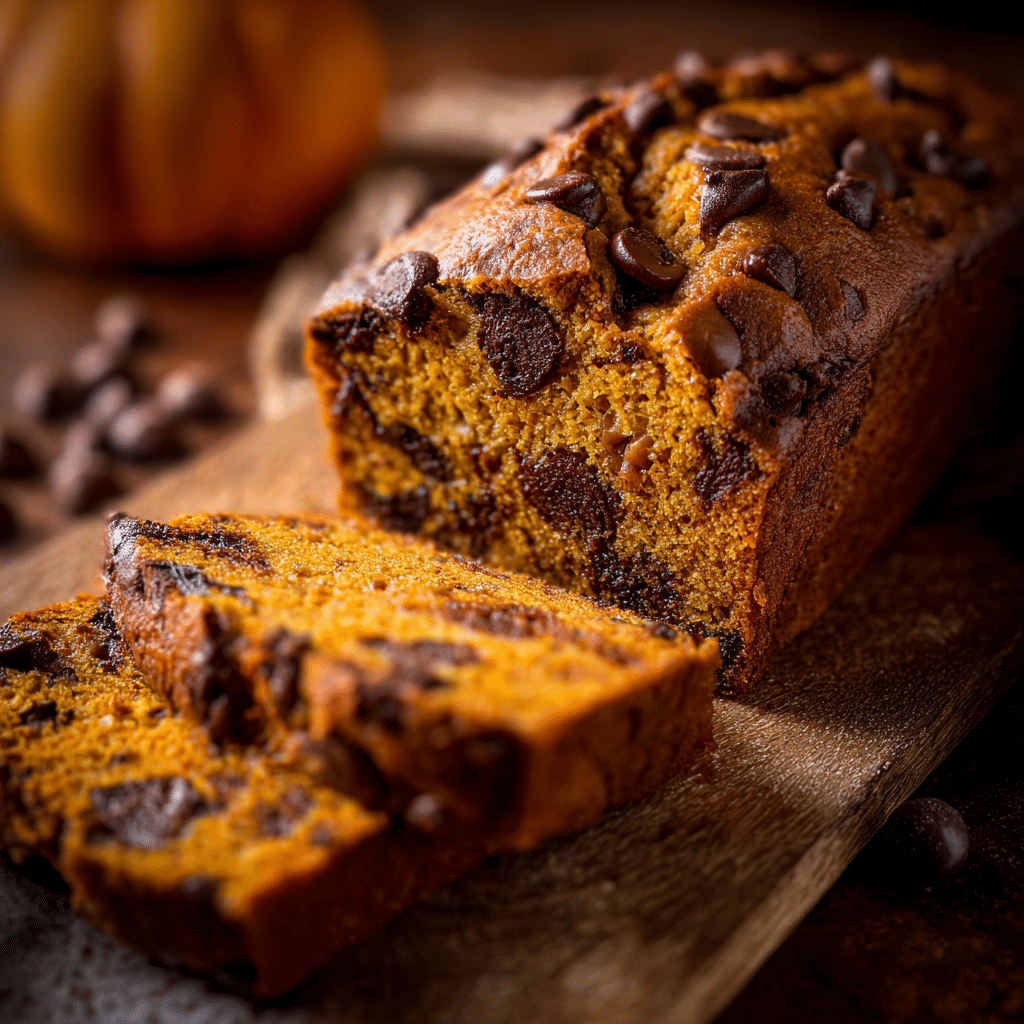 Chocolate Chip Pumpkin Bread