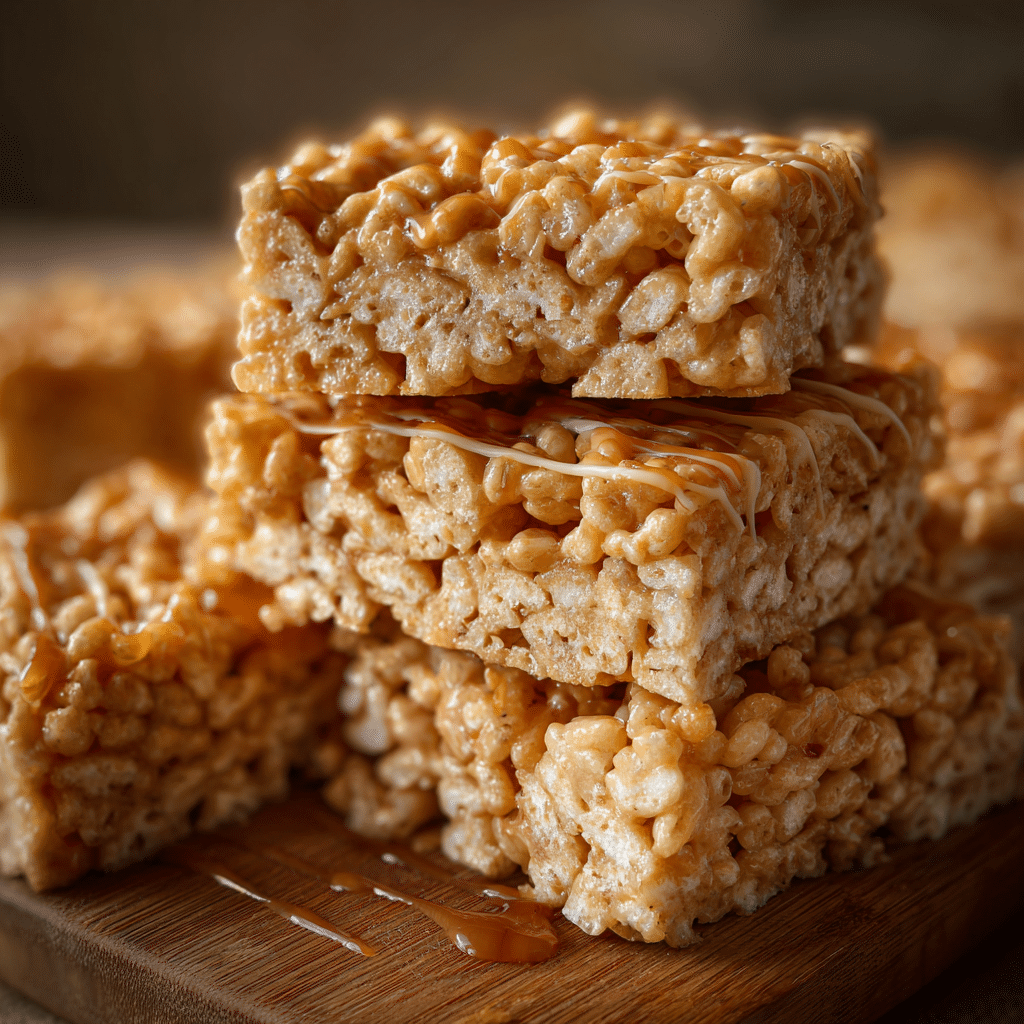 Delicious Apple Pie Rice Krispie Treats