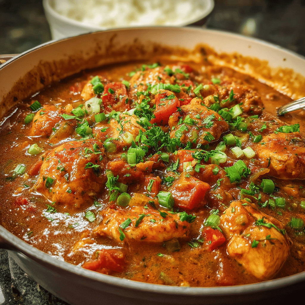 Delicious Chicken Etouffee Recipe