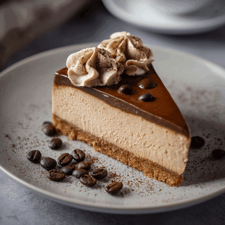 Espresso Cheesecake Dessert