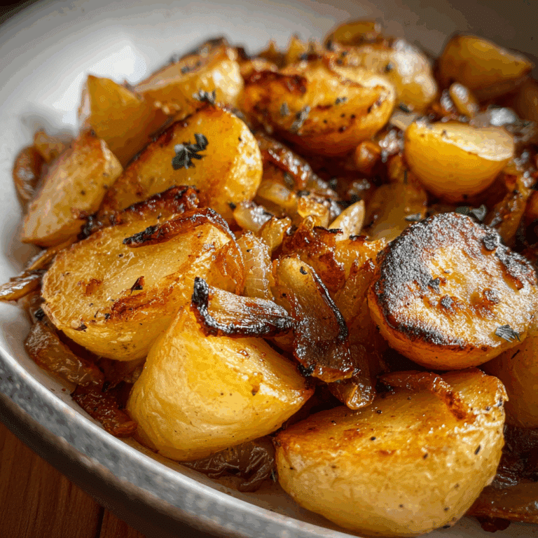 Fried Potatoes and Onions