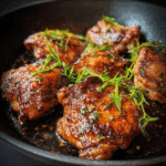 Soy Garlic Chicken Thighs