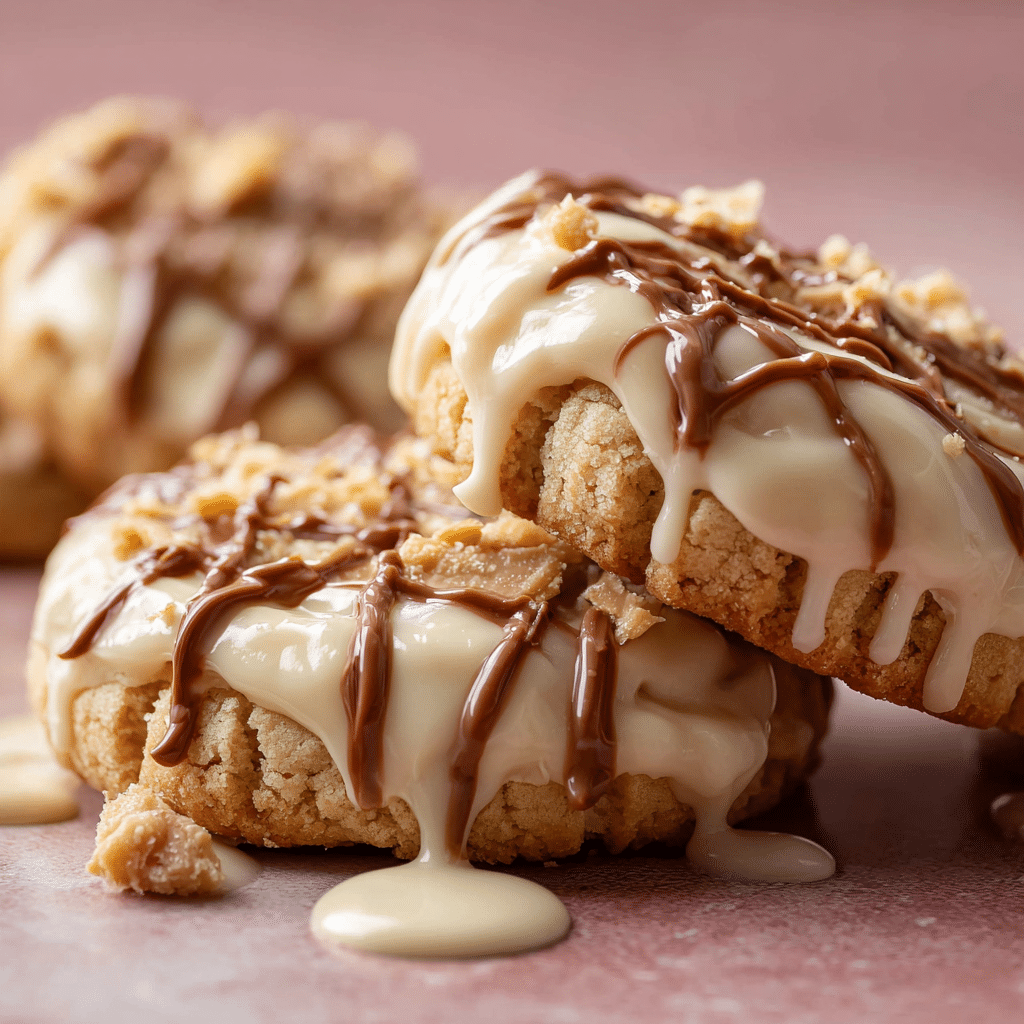 White Chocolate Reese's Cheesecake Cookies