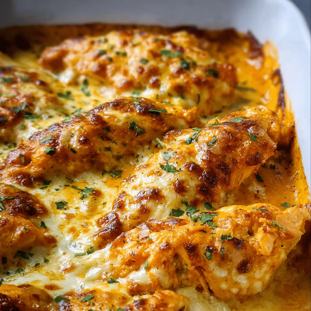 Chicken Cheeese Buffalo Chicken Cheese Bake