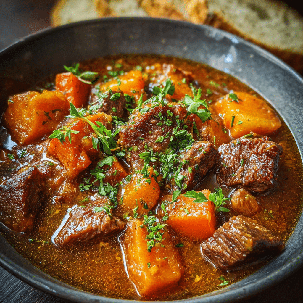 Sweet Potato Beef Stew